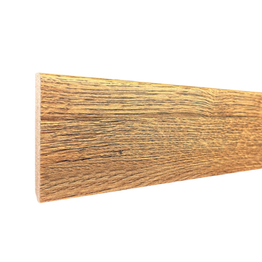Плинтус МДФ ламинированный TeckWood Дуб Кинг 2150×80×10