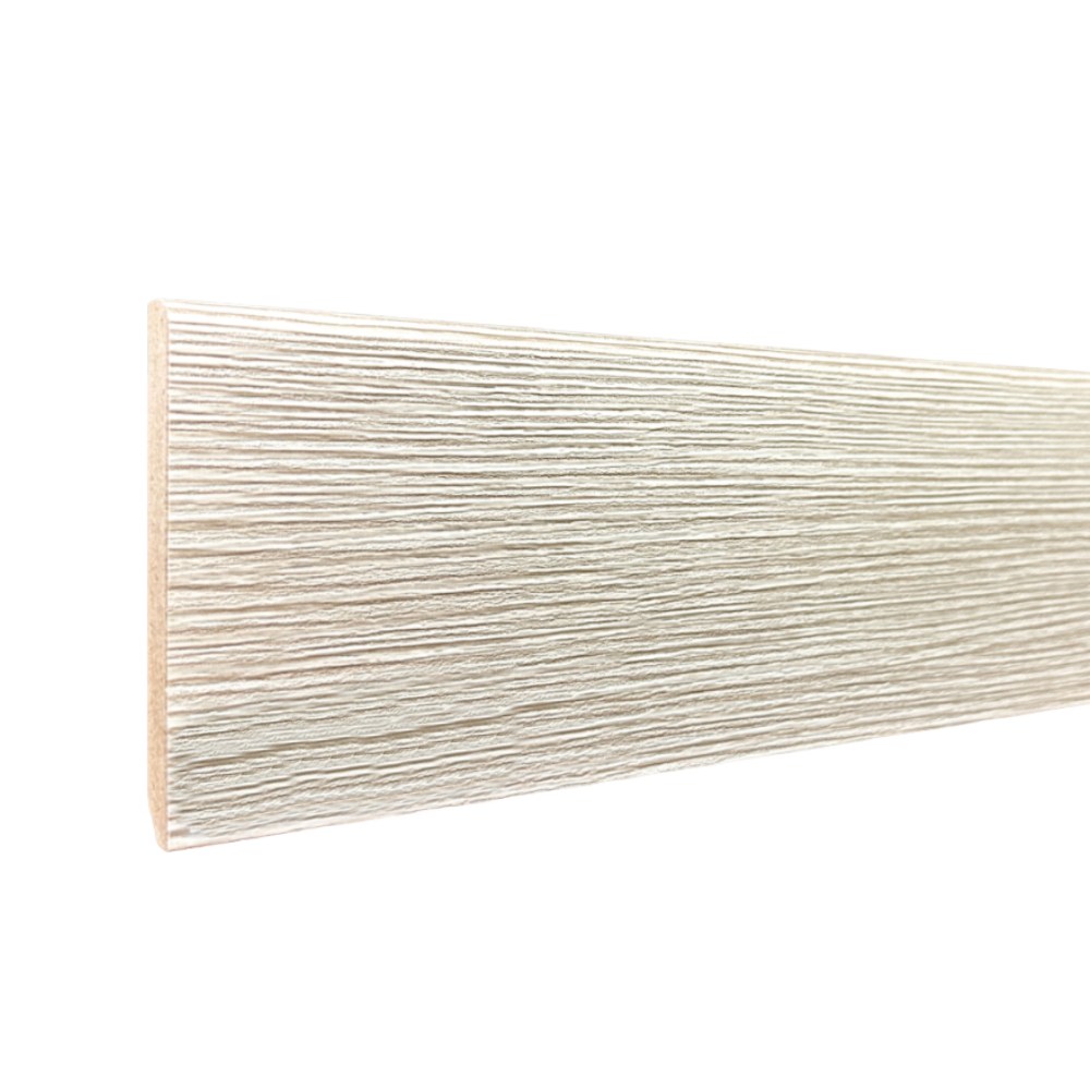 Плинтус МДФ ламинированный TeckWood Дуб Крем 2150×80×10