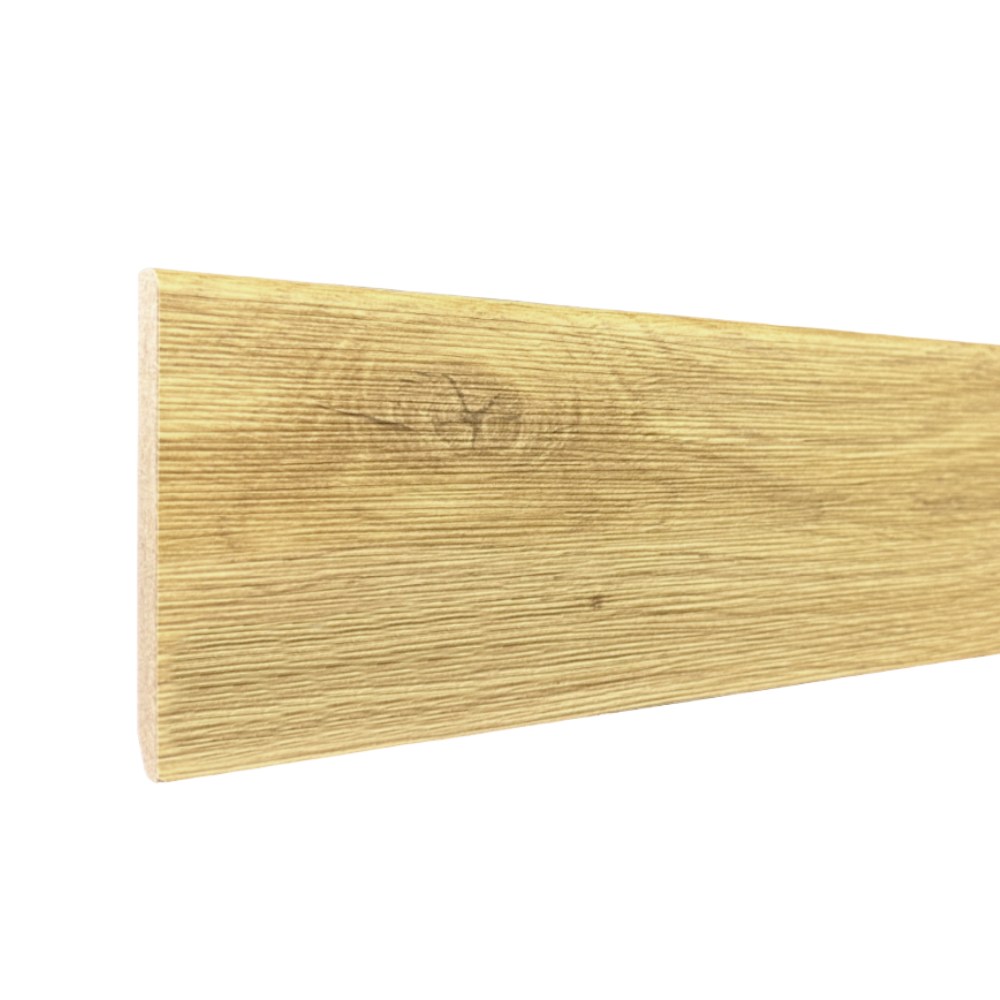 Плинтус МДФ ламинированный TeckWood Дуб Голд 2150×80×10