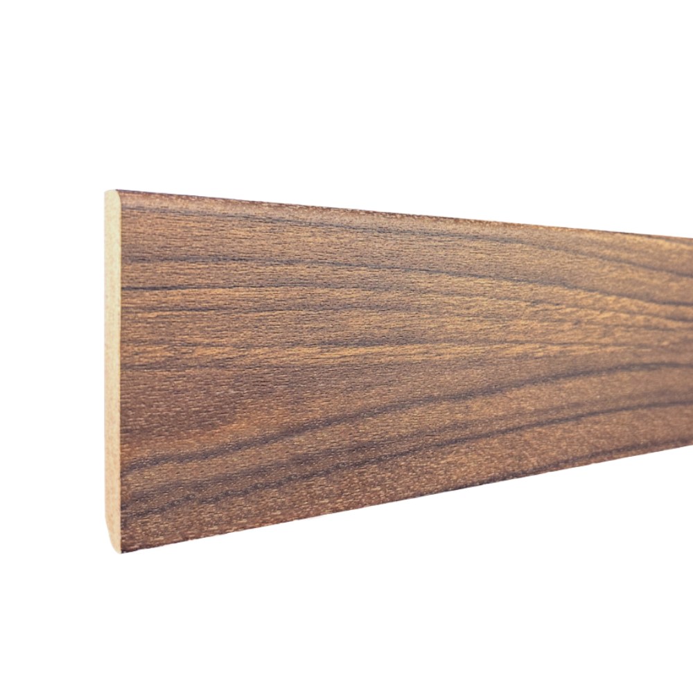 Плинтус МДФ ламинированный TeckWood Орех Найт 2150×80×10