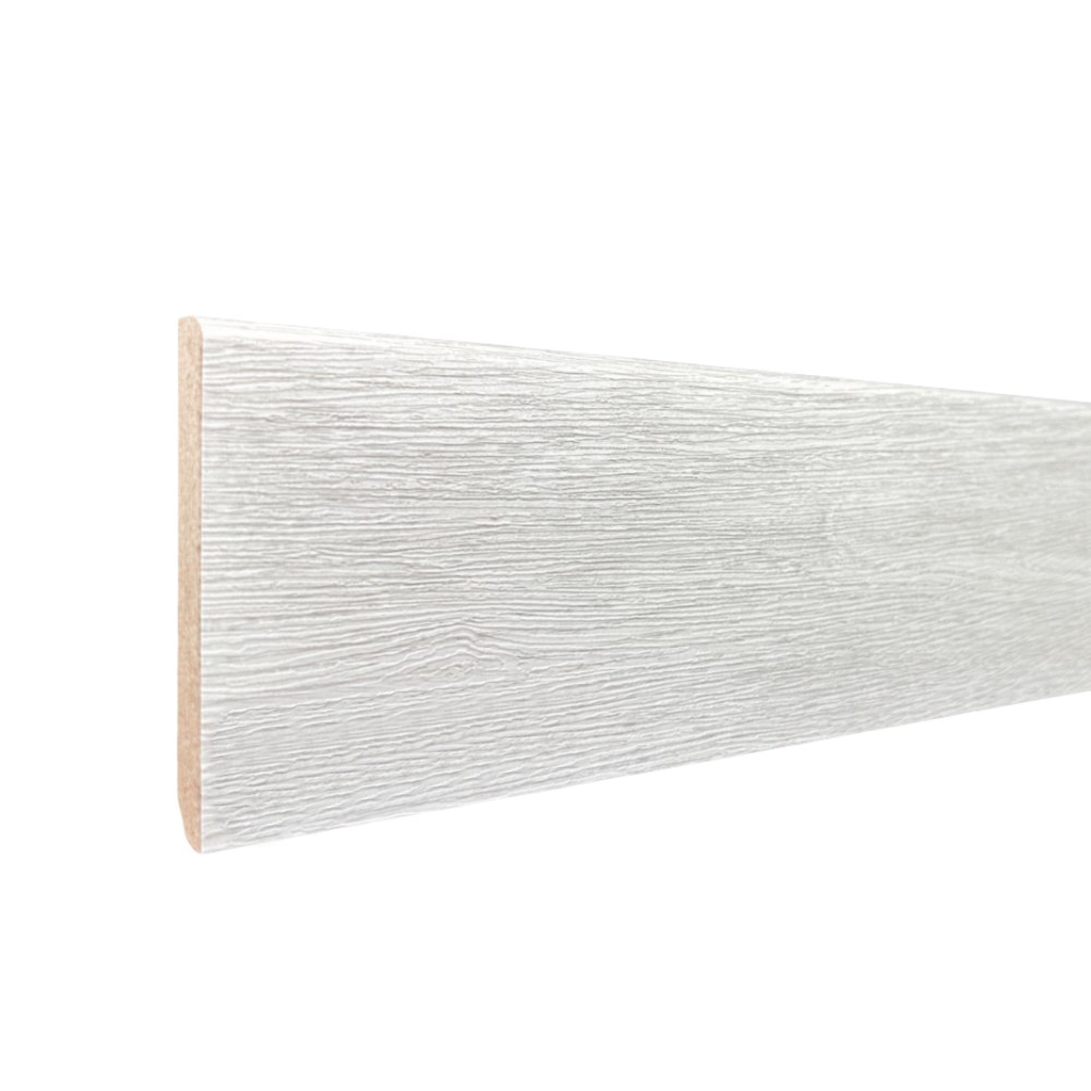 Плинтус МДФ ламинированный TeckWood Дуб Айс 2150×80×10