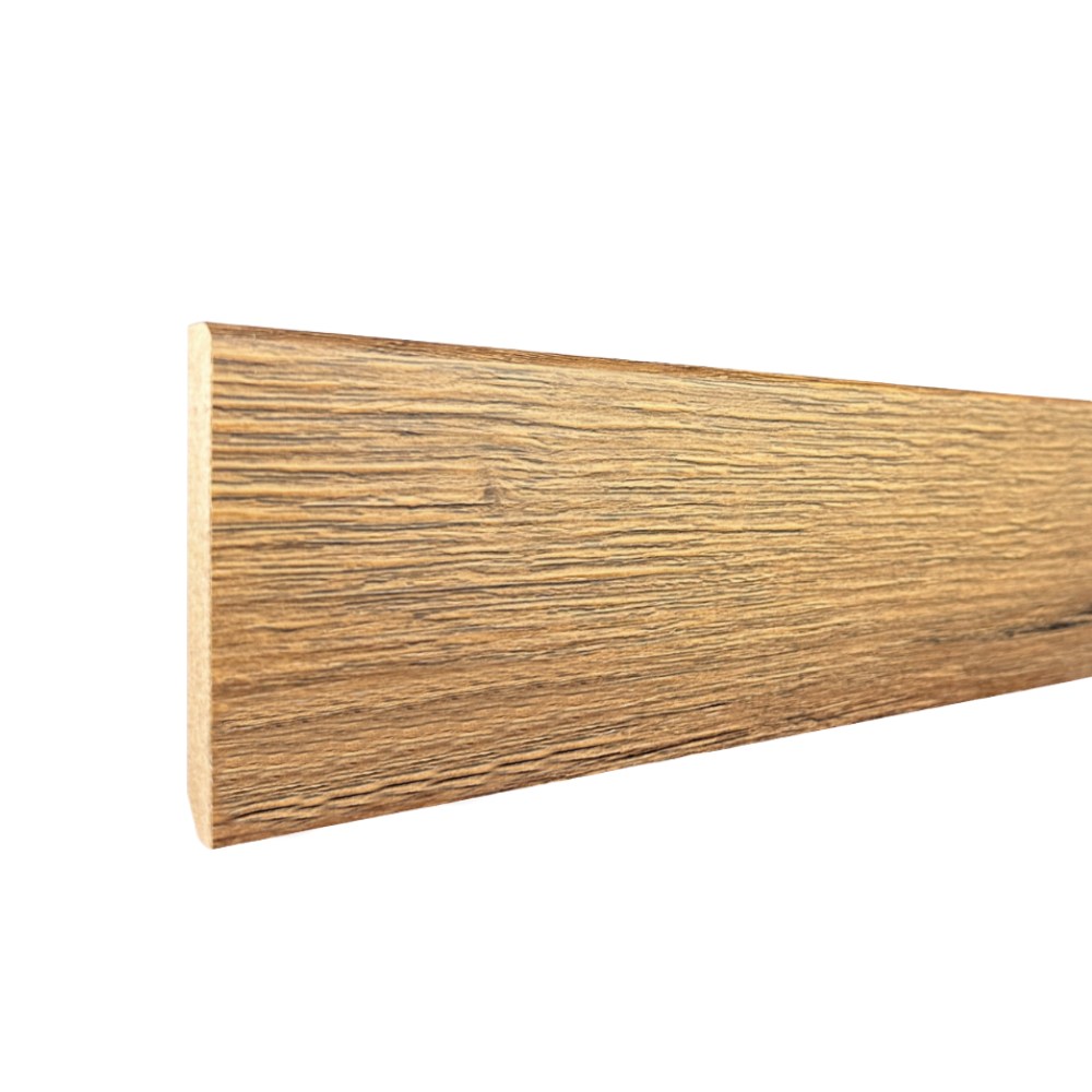 Плинтус МДФ ламинированный TeckWood Дуб Браун 2150×80×10