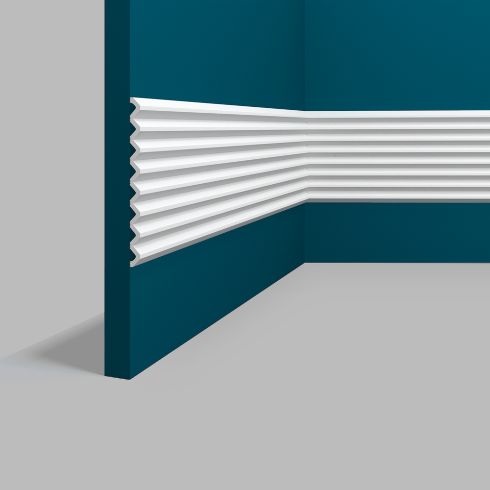 Стеновая панель из полистирола под покраску Перфект Плюс P128 2000×200×14