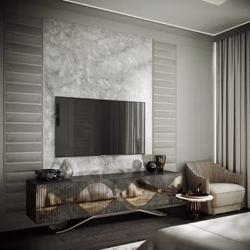 Стеновая панель из полистирола под покраску Decor-Dizayn Грани DD920 2000×220×10