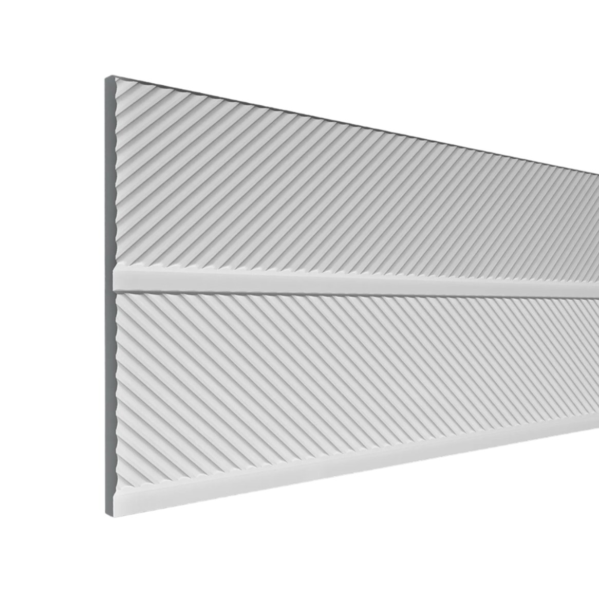 Стеновая панель из полистирола под покраску Decor-Dizayn Грани DD920 2000×220×10