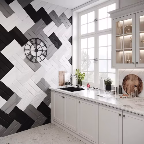 Стеновая панель из полистирола под покраску Decor-Dizayn Грани DD920 3000×220×10