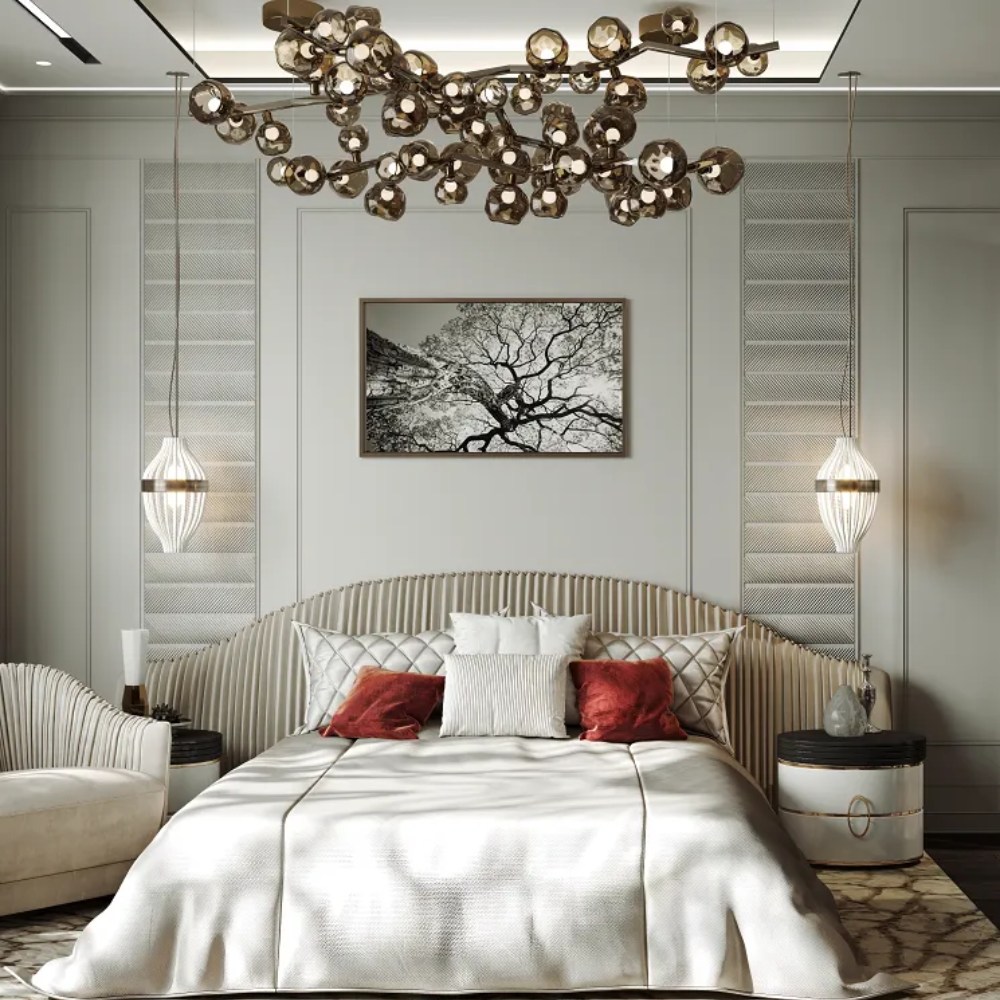 Стеновая панель из полистирола под покраску Decor-Dizayn Грани DD920 3000×220×10 фото в интерьере