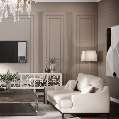 Стеновая панель из полистирола под покраску Decor-Dizayn Грани DD922 3000×220×13