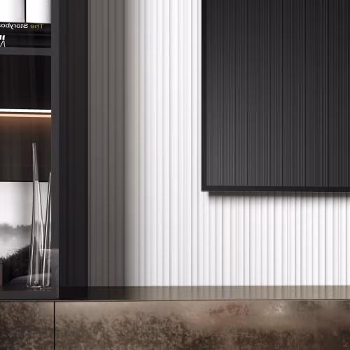 Стеновая панель из полистирола под покраску Decor-Dizayn Modern DD923 2000×150×11,2