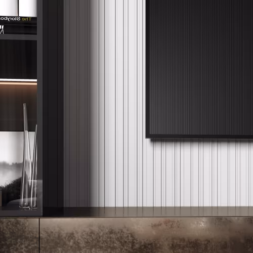 Стеновая панель из полистирола под покраску Decor-Dizayn Modern DD924 2000×150×10