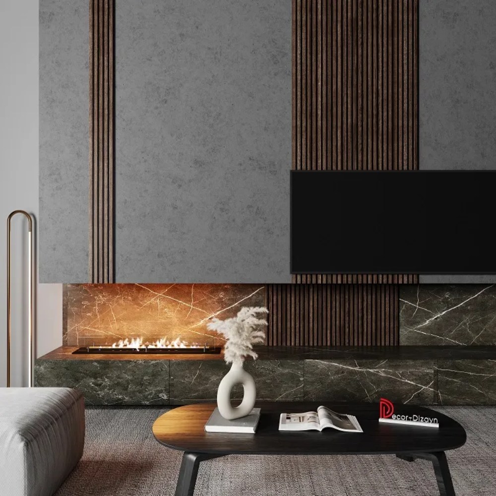 Стеновая панель из полистирола Decor-Dizayn 916-67SH 3000×240×13 фото в интерьере