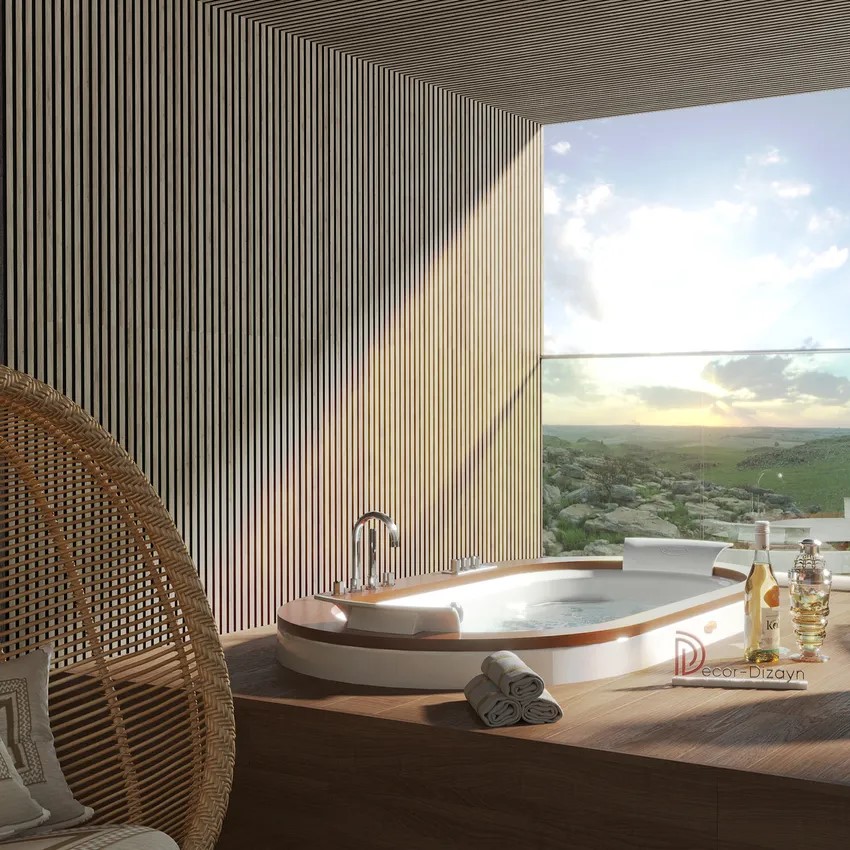 Стеновая панель из полистирола Decor-Dizayn 904-65SH 3000×150×10 фото в интерьере