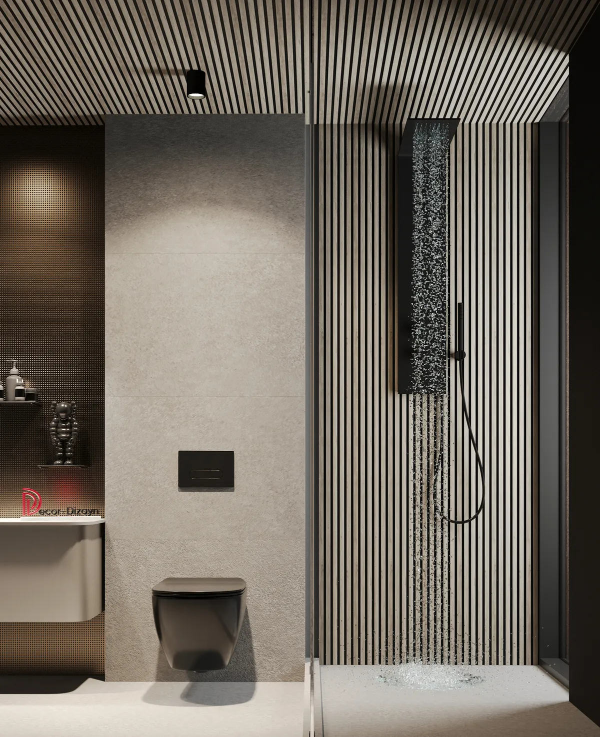 Стеновая панель из полистирола Decor-Dizayn 904-65SH 3000×150×10 фото в интерьере