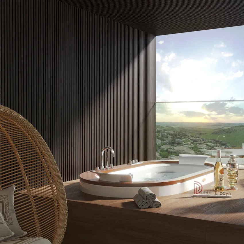 Стеновая панель из полистирола Decor-Dizayn 904-67SH 3000×150×10 фото в интерьере