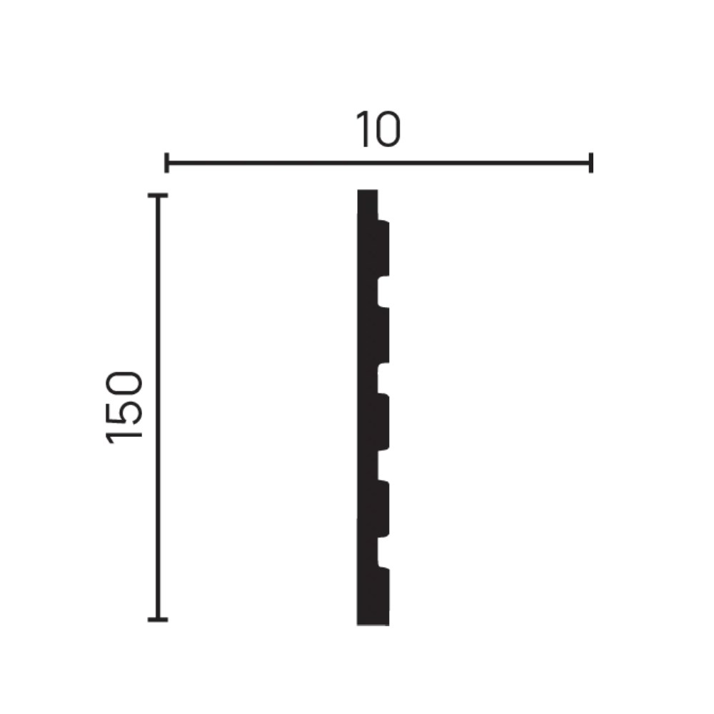 Стеновая панель из полистирола Decor-Dizayn 904-69 3000×150×10