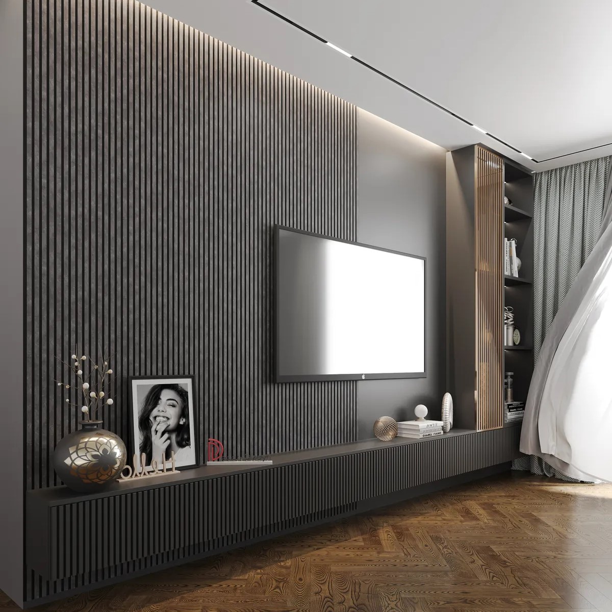 Стеновая панель из полистирола Decor-Dizayn 904-70 3000×150×10 фото в интерьере