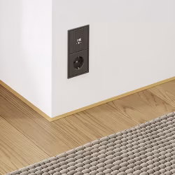 Микроплинтус алюминиевый Modern Decor RAL 1011 Коричнево-бежевый 45-78-62 2500×16×6