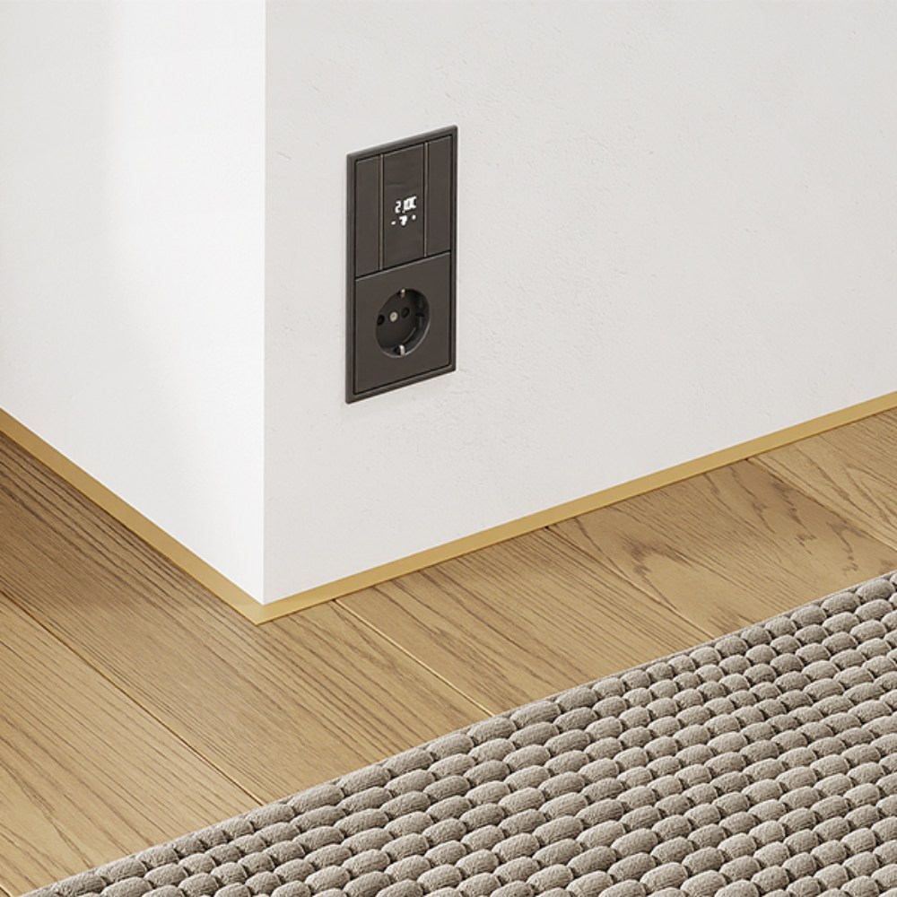 Микроплинтус алюминиевый Modern Decor RAL 1011 Коричнево-бежевый 45-78-62 2500×16×6 Микроплинтус алюминиевый Modern Decor RAL 1011 Коричнево-бежевый 45-78-62 2500×16×6