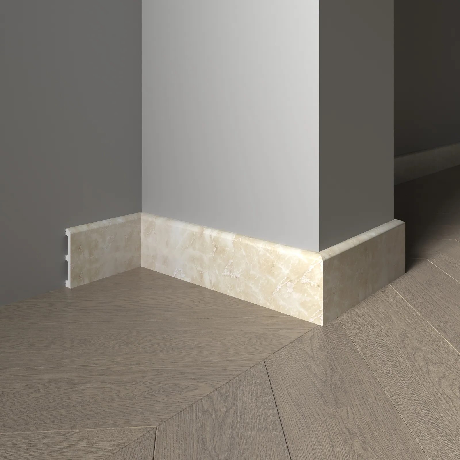 Плинтус  Decor-Dizayn 706-10 2400×80×13