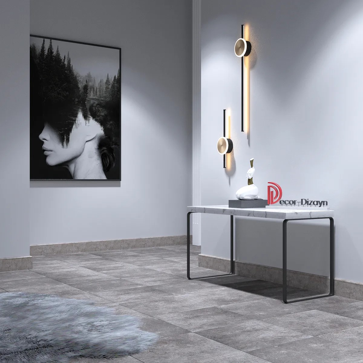 Плинтус  Decor-Dizayn 706-25 2400×80×13 фото в интерьере