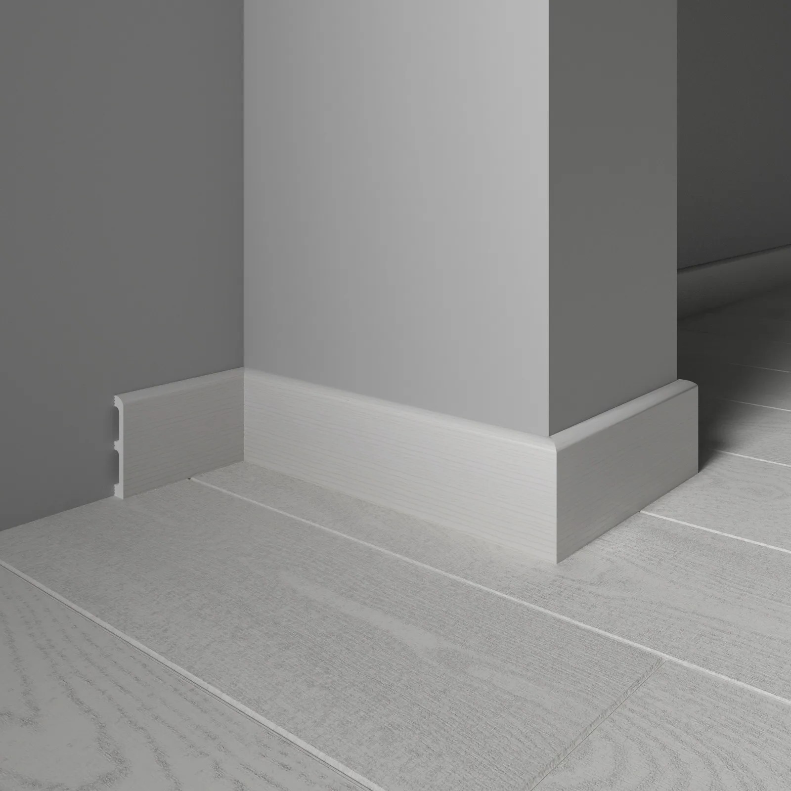 Плинтус  Decor-Dizayn 706-75 2400×80×13 фото в интерьере