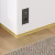 Микроплинтус алюминиевый Modern Decor RAL 1001 Бежевый 70-33-12 2500×19×16