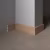 Плинтус Decor-Dizayn 706-90SH 2400×80×13 фото в интерьере