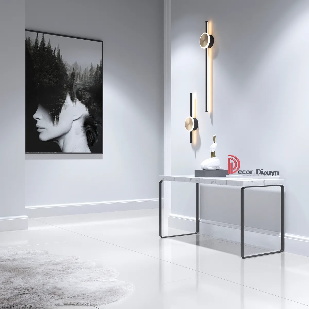 Плинтус  Decor-Dizayn 701-115 2400×100×16 фото в интерьере