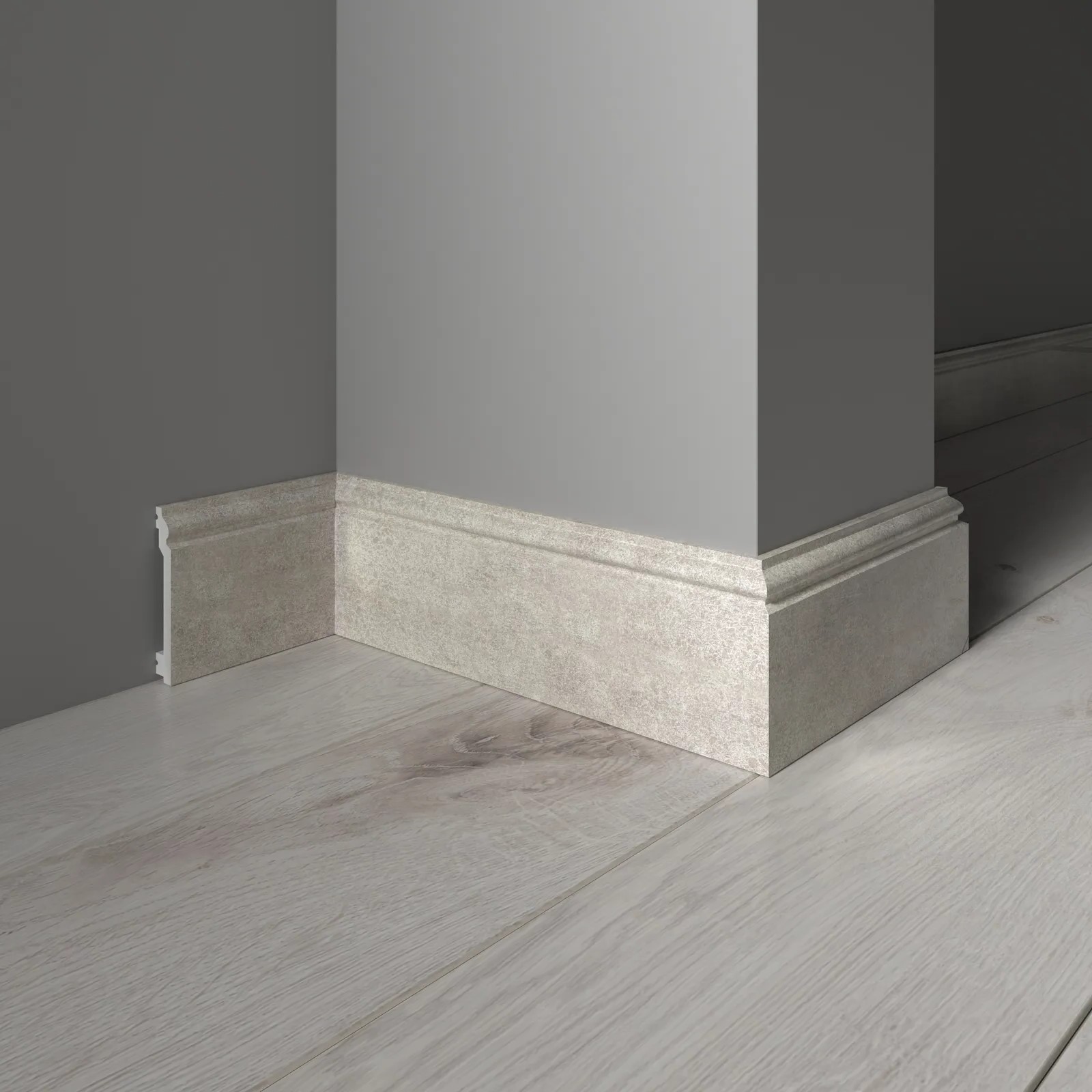 Плинтус  Decor-Dizayn 701-25 2400×100×16 фото в интерьере