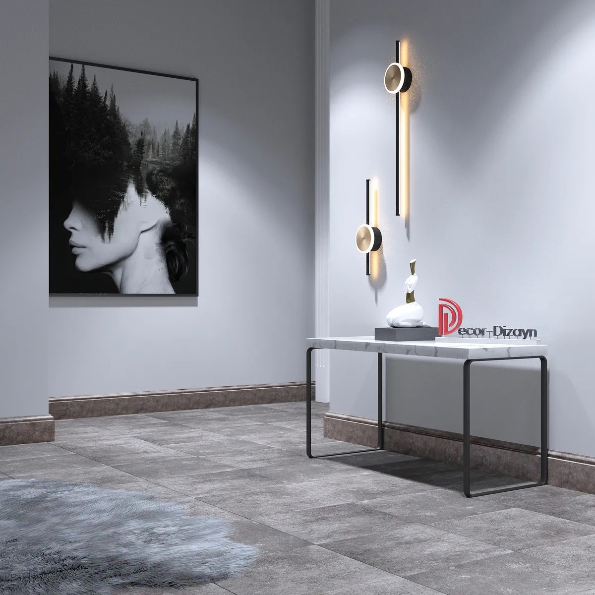 Плинтус  Decor-Dizayn 701-25 2400×100×16 фото в интерьере