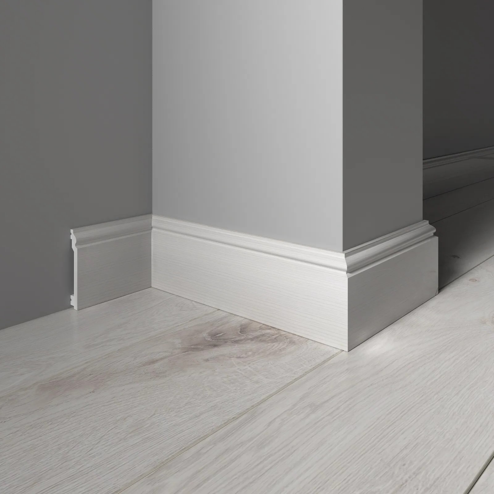 Плинтус  Decor-Dizayn 701-75 2400×100×16 фото в интерьере