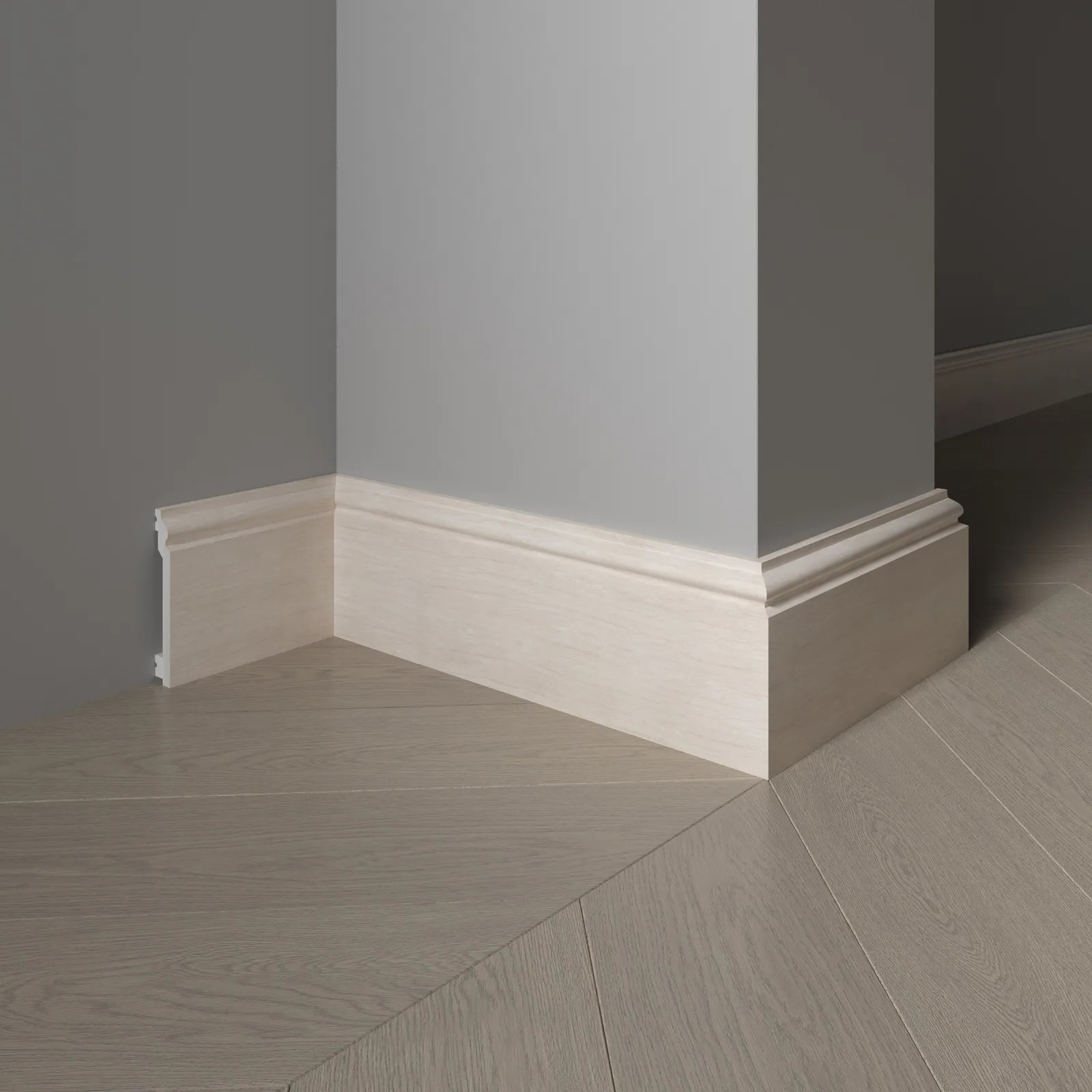 Плинтус Decor-Dizayn 701-77 2400×100×16 фото в интерьере