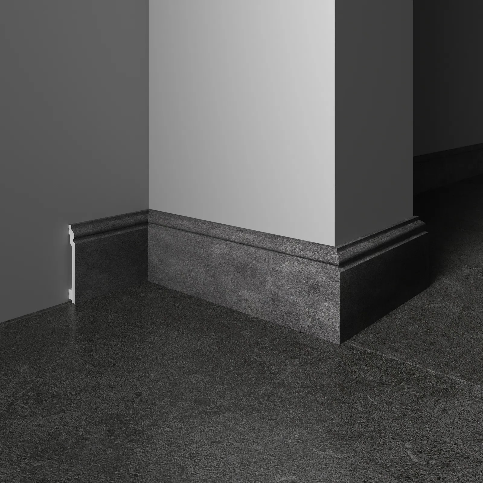 Плинтус  Decor-Dizayn 701-94 2400×100×16 фото в интерьере