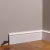 Плинтус под покраску Decor-Dizayn Грани DD005 2000×79×13 фото в интерьере