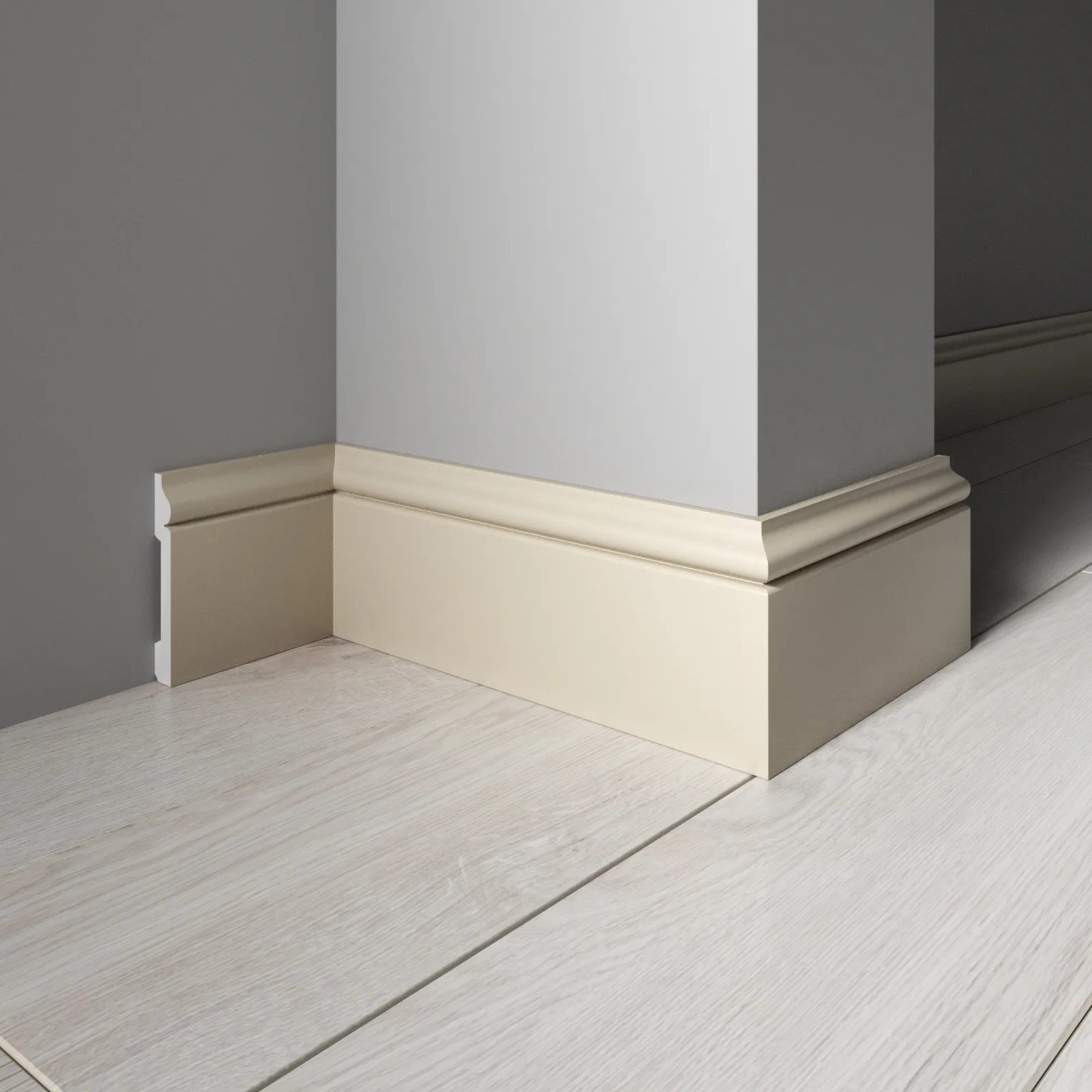 Плинтус Decor-Dizayn 005-74 2400×79×13 фото в интерьере