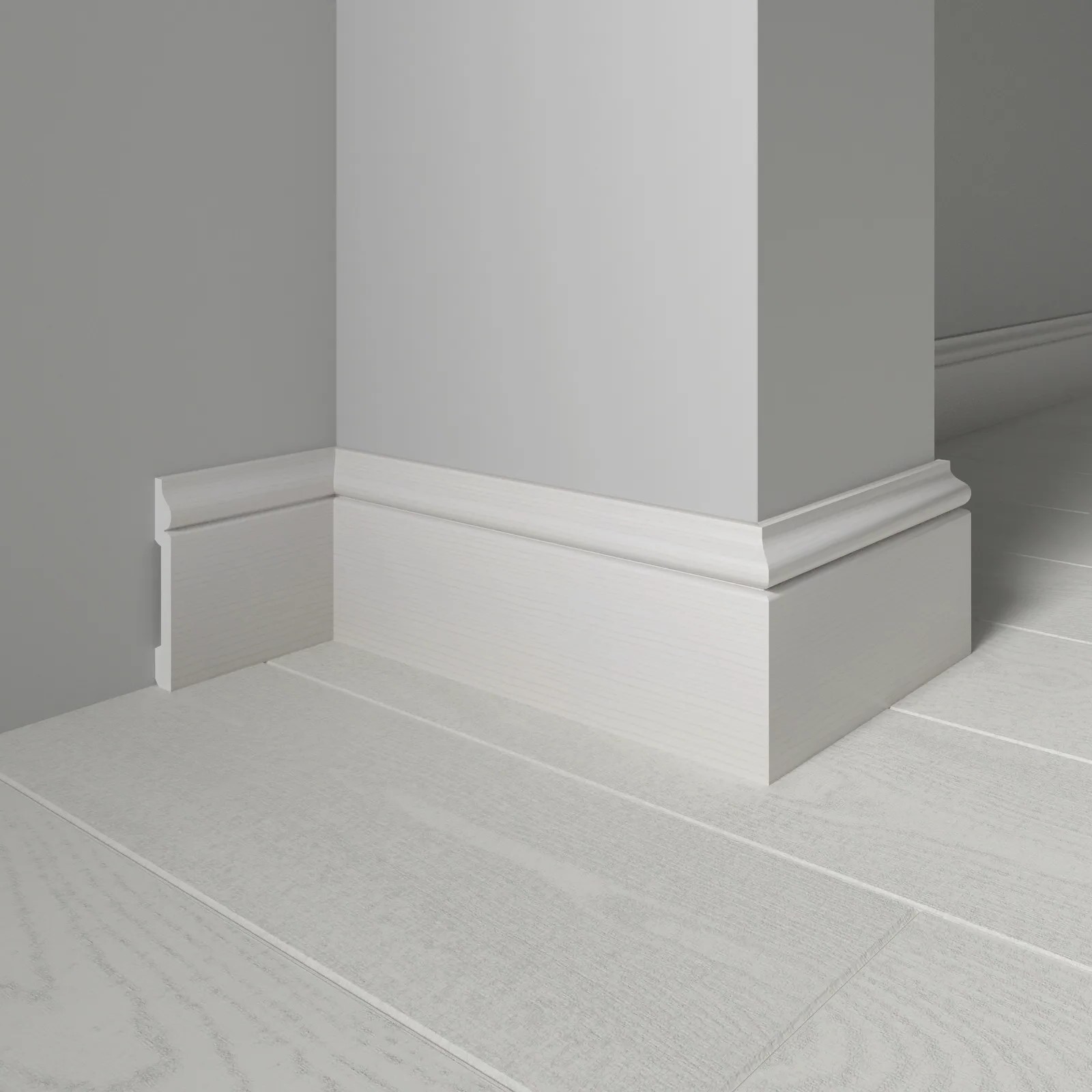 Плинтус  Decor-Dizayn 005-75 2400×79×13 фото в интерьере