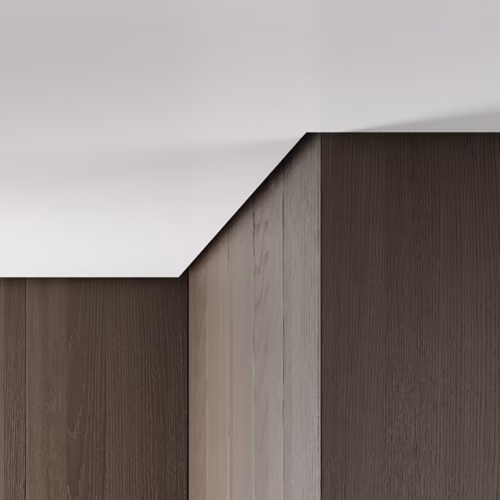 Профиль теневой алюминиевый Modern Decor RAL 9005 Черный муар 13-36-70 2000×33,7×38