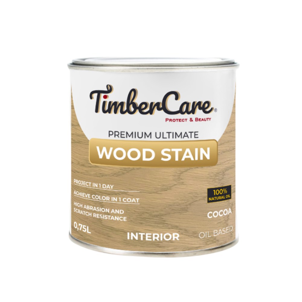 Масло для дерева TimberCare Wood Stain цвет Какао 350086 шелковисто-матовое 0,75 л Масло для дерева TimberCare Wood Stain цвет Какао 350086 шелковисто-матовое 0,75 л