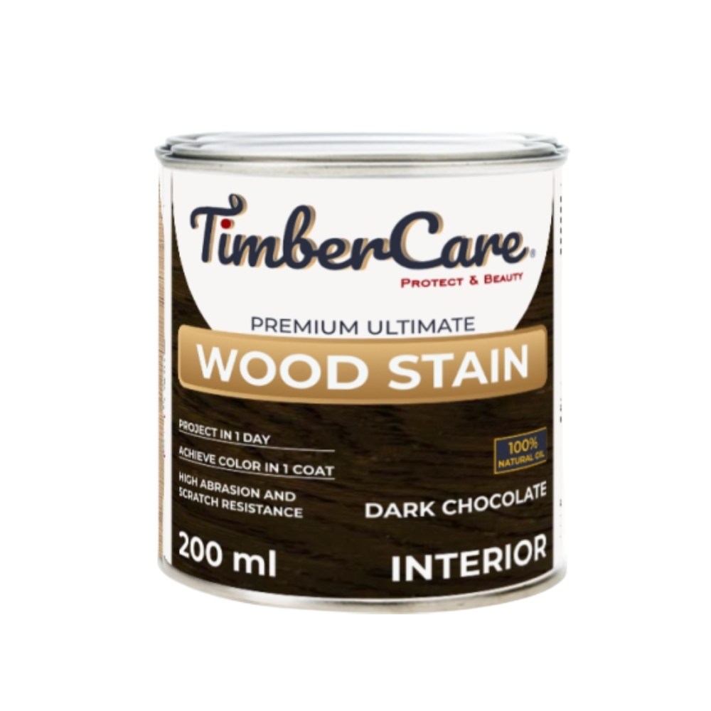 Масло для дерева TimberCare Wood Stain цвет Темный шоколад 350089 шелковисто-матовое 0,2 л