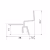 Профиль теневой алюминиевый Modern Decor RAL 9005 Черный муар 13-36-70 2000×33,7×38