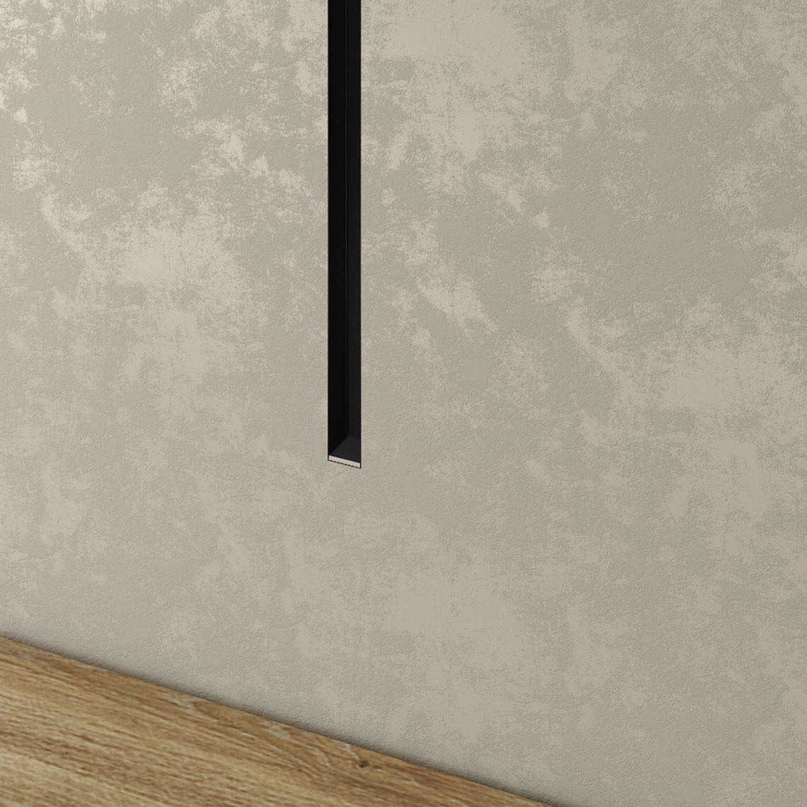 Профиль алюминиевый теневой Laconistiq Classic Светлое золото 21-15-300 3000×37×10,7