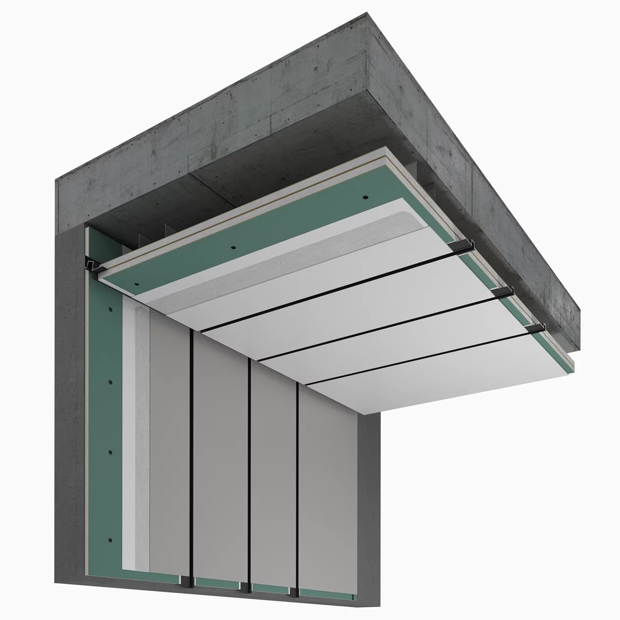 Профиль алюминиевый теневой Laconistiq Classic Светлое золото 21-15-300 3000×37×10,7