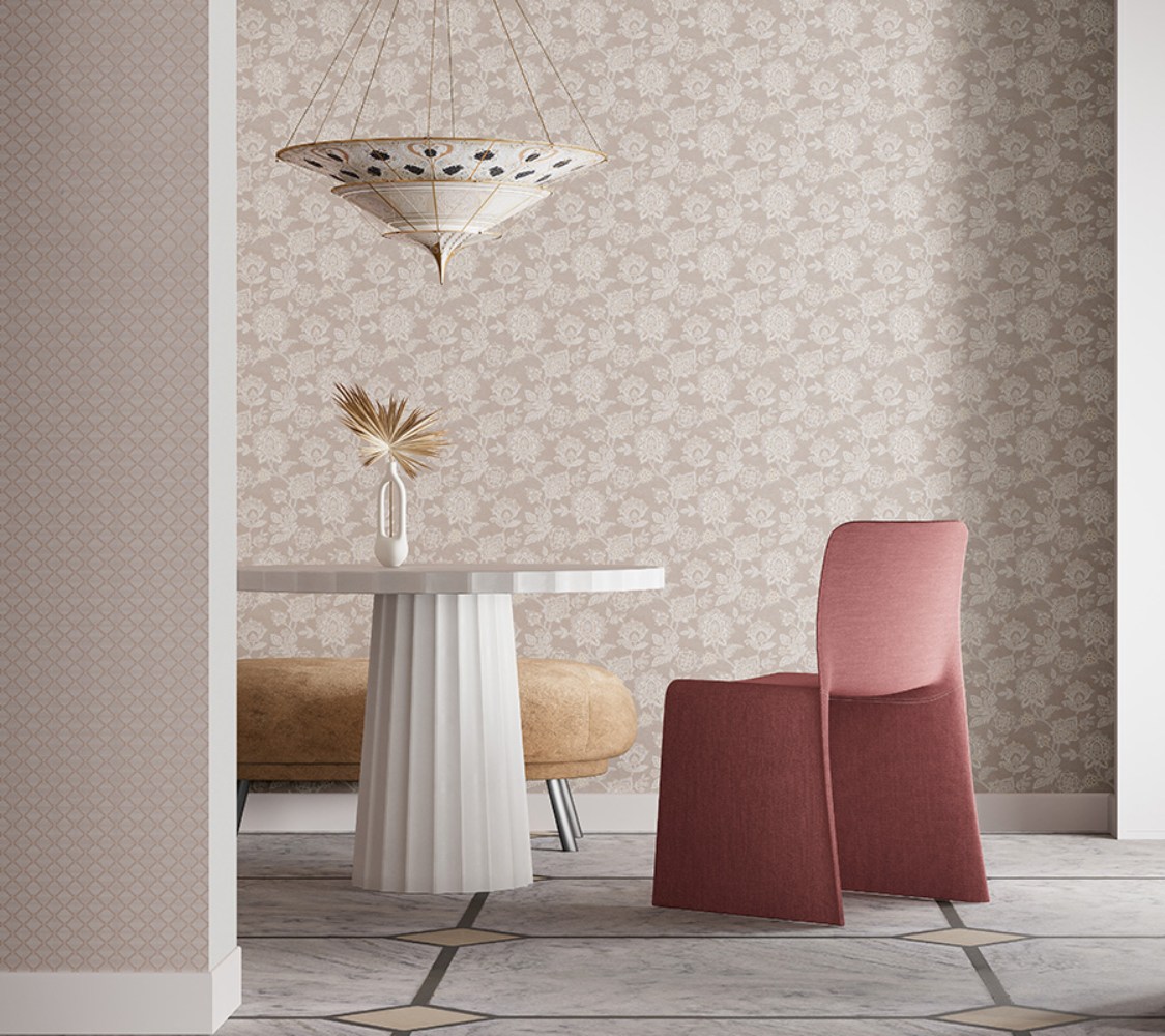 Обои WallTrend Imperial Aurora Lace Herbs IMP13012 10×1 фото в интерьере