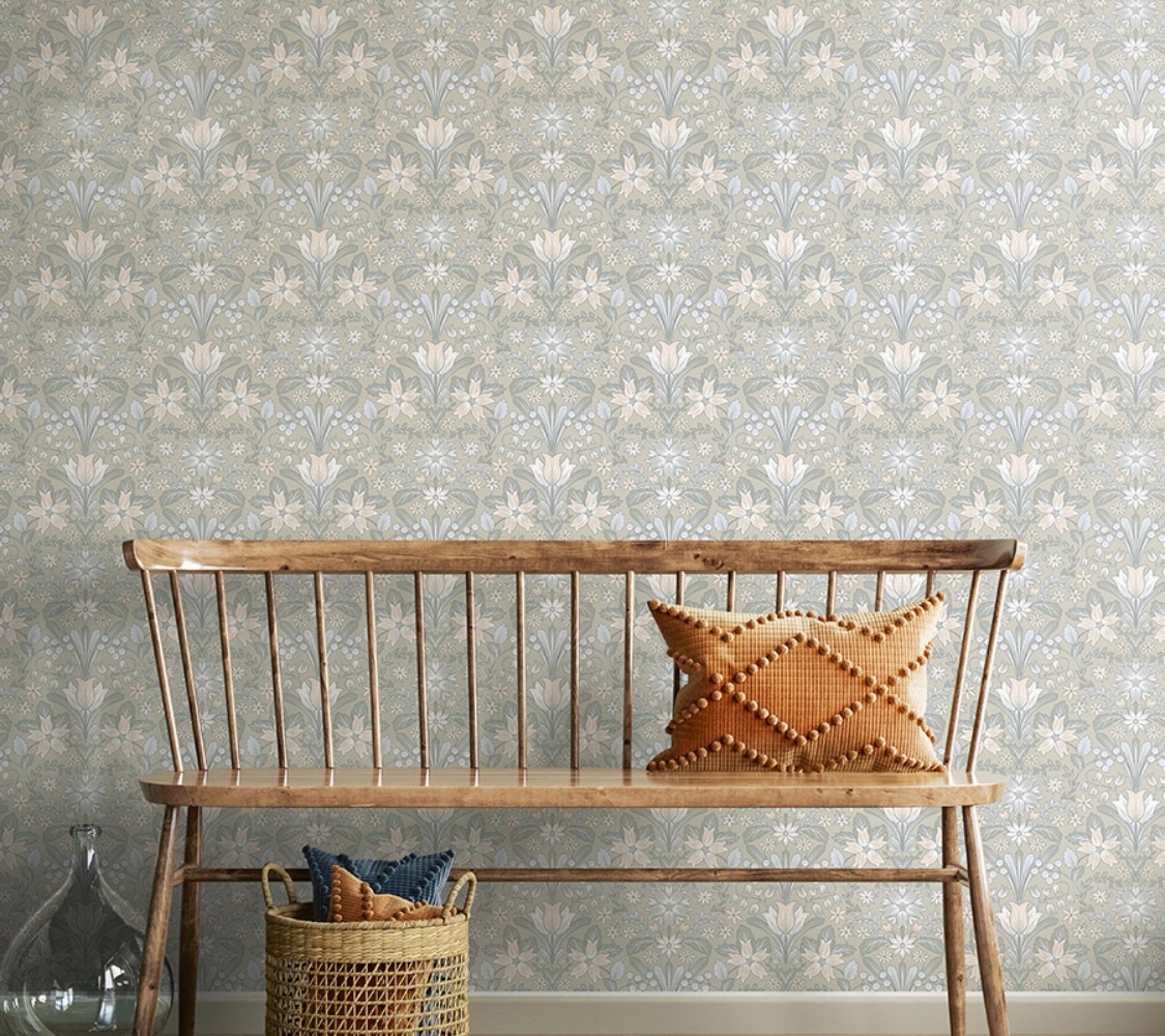 Обои WallTrend Imperial Aurora Meadow IMP12005 10×1 фото в интерьере