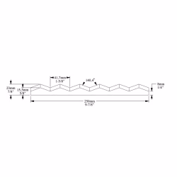 Стеновая панель под покраску Orac Decor W115 Slope 2000×250×23