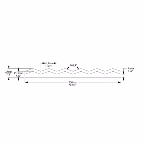 Стеновая панель под покраску Orac Decor W115 Slope 2000×250×23
