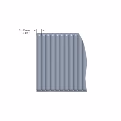 Стеновая панель под покраску Orac Decor W214 Hill Bead XL 2000×400×15