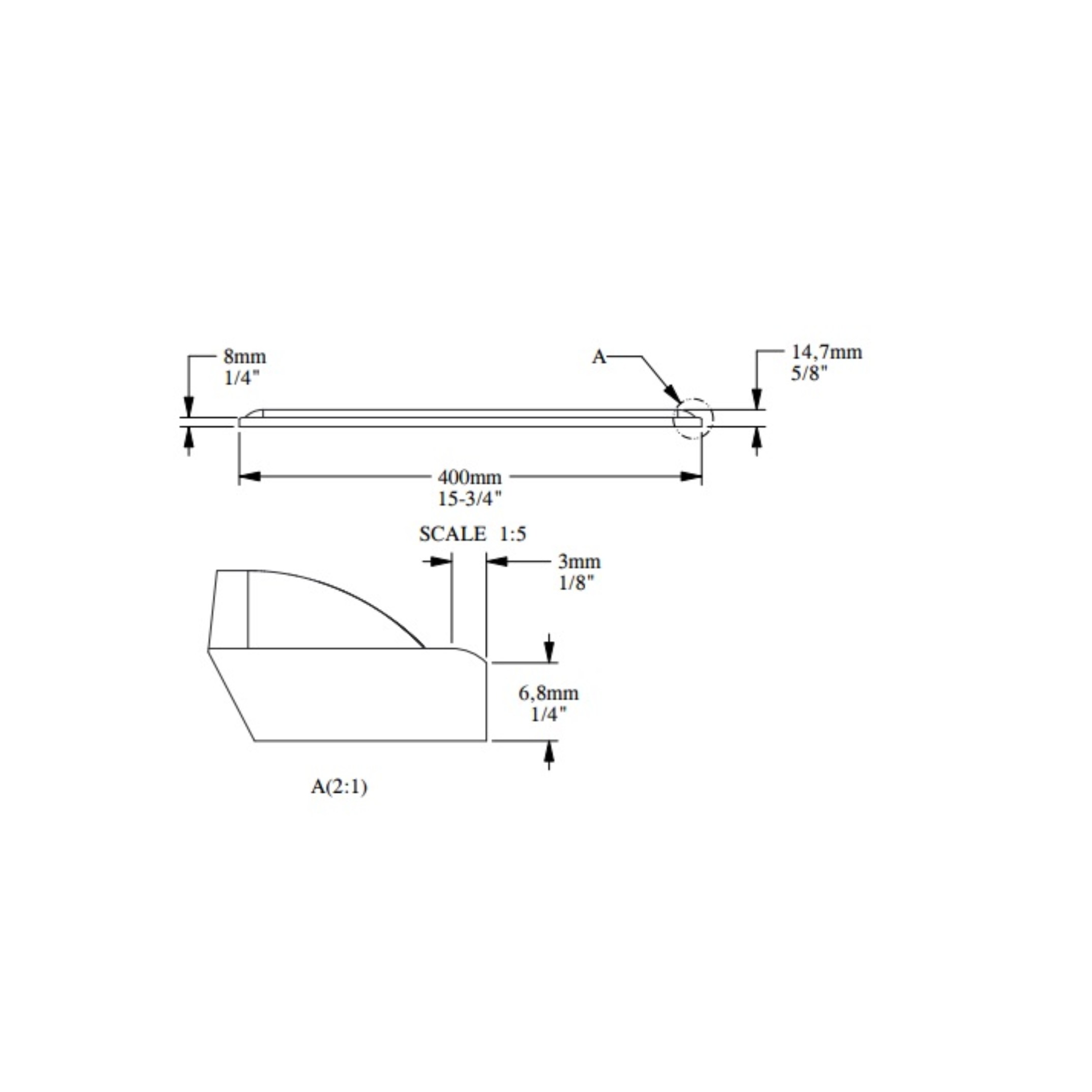 Стеновая панель под покраску Orac Decor W214 Hill Bead XL 2000×400×15