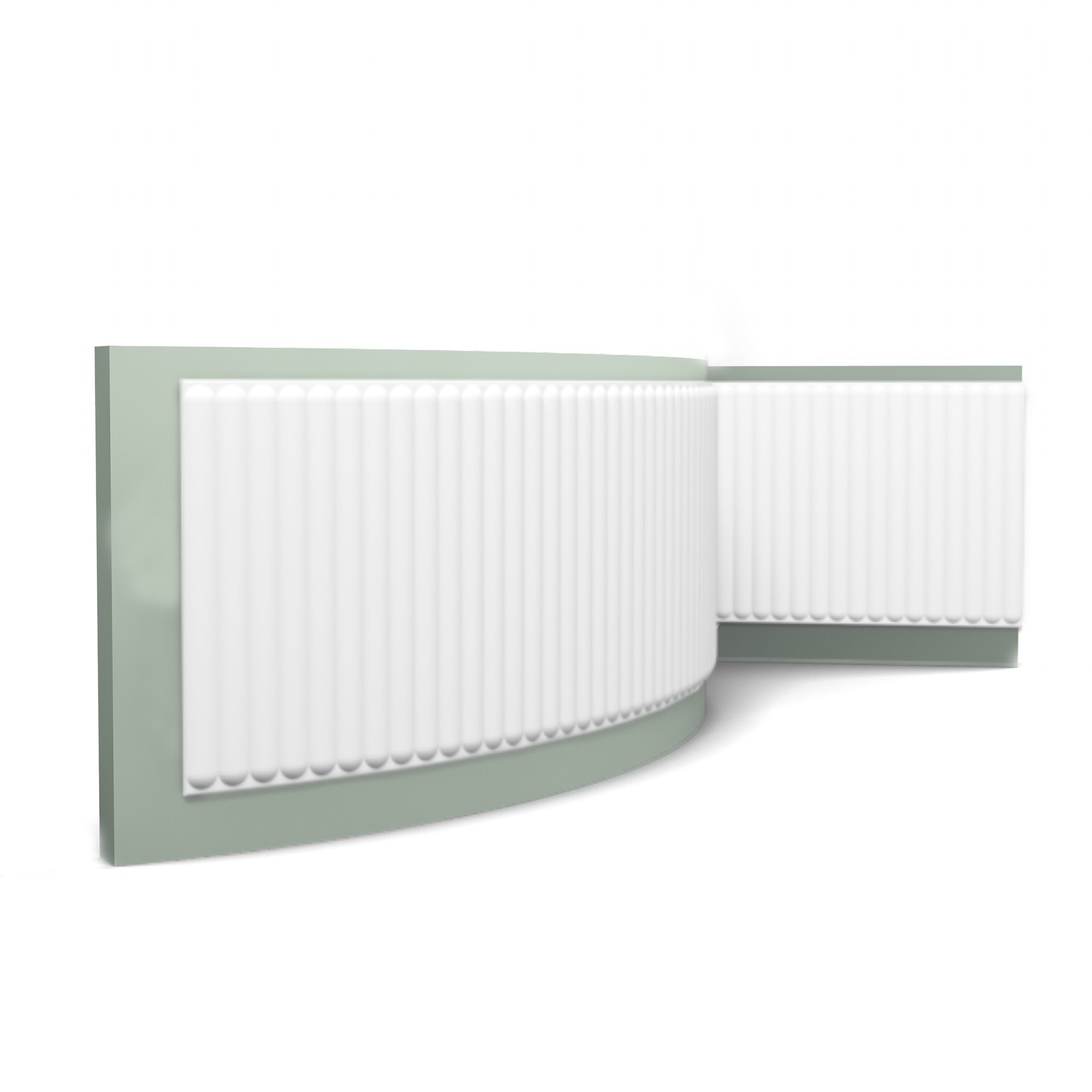 Стеновая панель под покраску Orac Decor W214F Hill Bead XL гибкая 2000×400×15