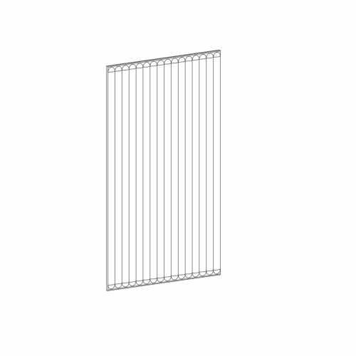 Стеновая панель под покраску Orac Decor W215 Hill Bead 500×800×15